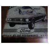 Mustang Ford classic metal sign...