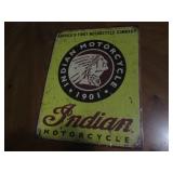 Indian motorcycle sign...
