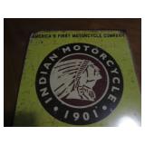Indian motorcycle sign...