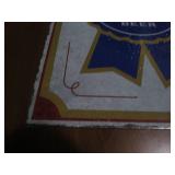 Pabst Blue Ribbon metal sign...