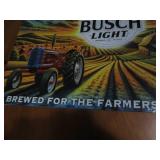 Busch Light metal sign...