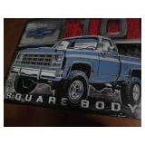 Chevy metal sign...
