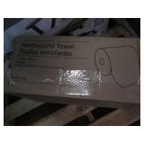 6 Rolls of hard wound hand towels...