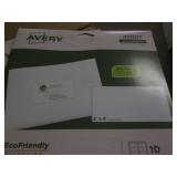5 10 Packs Avery 2 x 4' shipping la...