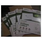 5 10 Packs Avery 2 x 4' shipping la...