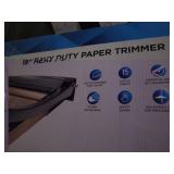 X Acto 18' paper cutter...