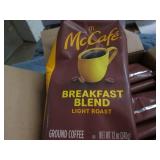 6 12oz bags McCafe breakfast blend ...