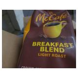 6 12oz bags McCafe breakfast blend ...