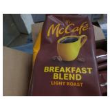 6 12oz bags McCafe breakfast blend ...
