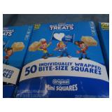 3 50 packs of Rice Krispie mini squ...