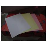 Case of 8.5 x 11 paper, pink white ...