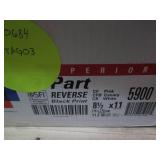 Case of 8.5 x 11 paper, pink white ...