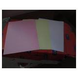 Case of 8.5 x 11 paper, pink white ...