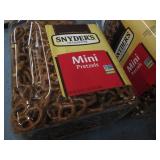 2 1 pound jars of Snyder's mini pre...