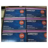 10 100 Packs of vinyl exam gloves...