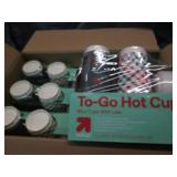 6 X 8 Packs of hot and cold cups wi...