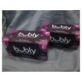 16 Cans Bubly blackberry sparkling ...