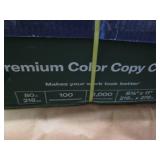 Case of 8.5 x 11 copy paper...