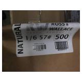 500 Natural grocery bags...