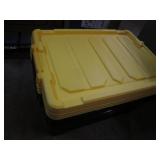 3 Heavy duty totes with lids...