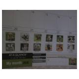 Huge lot of wall and desk calendars...