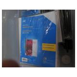 Covered totes containing 5 10 packs...