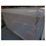 Covered totes containing 5 10 packs...