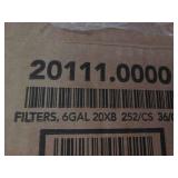 252 Bunn 6 gallon coffee filters...