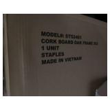 Lot of assorted corkboards and whit...