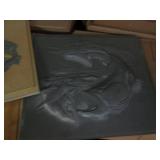 Box of 23 assorted molds or wall ar...