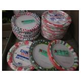 14 packs of assorted paper plates...