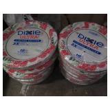 14 Packs of 18 Dixie ultra plates...