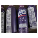 6 Cans of Lysol air sanitizer...
