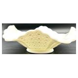 Vintage Fenton Daisy & Button Milk Glass Vases - QTY 3