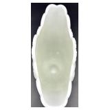 Vintage Fenton Daisy & Button Milk Glass Candelabra Pair with Bowl, Vase and Shoe