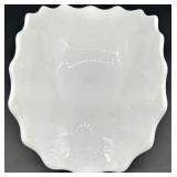 Vintage Fenton Cactus Pattern Milk Glass (Lot of 3)