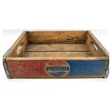 Pepsi-Cola Vintage Wood Crate Pair - Outer Pepsi Crate & RET. TO MFG.