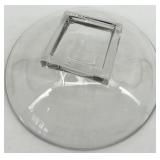 Vintage Cambridge Clear Glass Bowls, Lazy Susan and Footed Dish