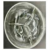 Vintage Glassware Set including Twisted-Stem Candlesticks, Hex Leaf Dish, Tumbler and More