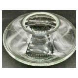 Vintage Glassware Set including Twisted-Stem Candlesticks, Hex Leaf Dish, Tumbler and More