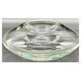 Vintage Glassware Set including Twisted-Stem Candlesticks, Hex Leaf Dish, Tumbler and More