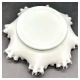 Vintage Fenton Glass Silver Crest Bowls QTY 4