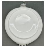 Vintage Fenton Silver Crest Glass Ruffled Edge Dishes - QTY 5