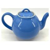 Vintage Hall's Rose Pattern Blue Kitchenware - Shakers, Covered Dish, Creamers and Teapot