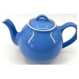 Vintage Hall's Rose Pattern Blue Kitchenware - Shakers, Covered Dish, Creamers and Teapot