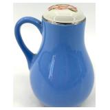 Vintage Hall's Rose Pattern Blue Kitchenware - Shakers, Covered Dish, Creamers and Teapot
