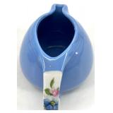 Vintage Hall's Rose Pattern Blue Kitchenware - Shakers, Covered Dish, Creamers and Teapot