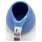 Vintage Hall's Rose Pattern Blue Kitchenware - Shakers, Covered Dish, Creamers and Teapot