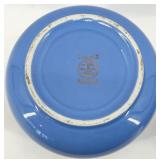 Vintage Hall's Superior Quality Kitchenware Blue Floral Mixing Bowls