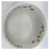 Vintage Hall's Superior Quality Kitchenware Blue Floral Mixing Bowls